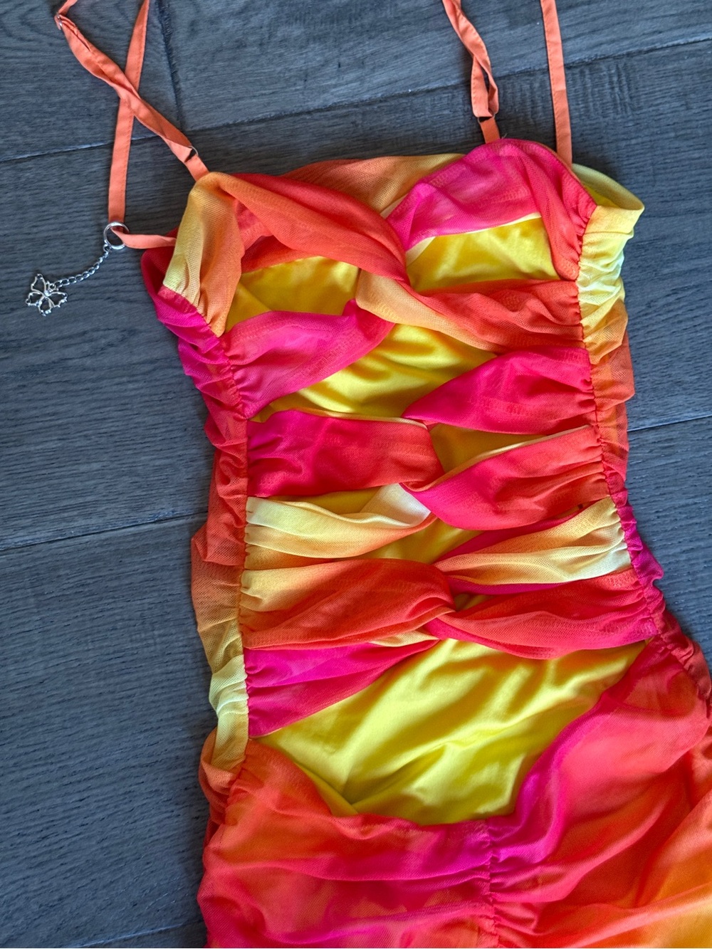 I.AM.GIA. Hali Ombré Mini Dress in XS ❤️🧡💛 - Picture 5 of 5